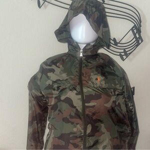 Kids Camouflage Polo Ralph Lauren windbreaker Jacket -large 14/16